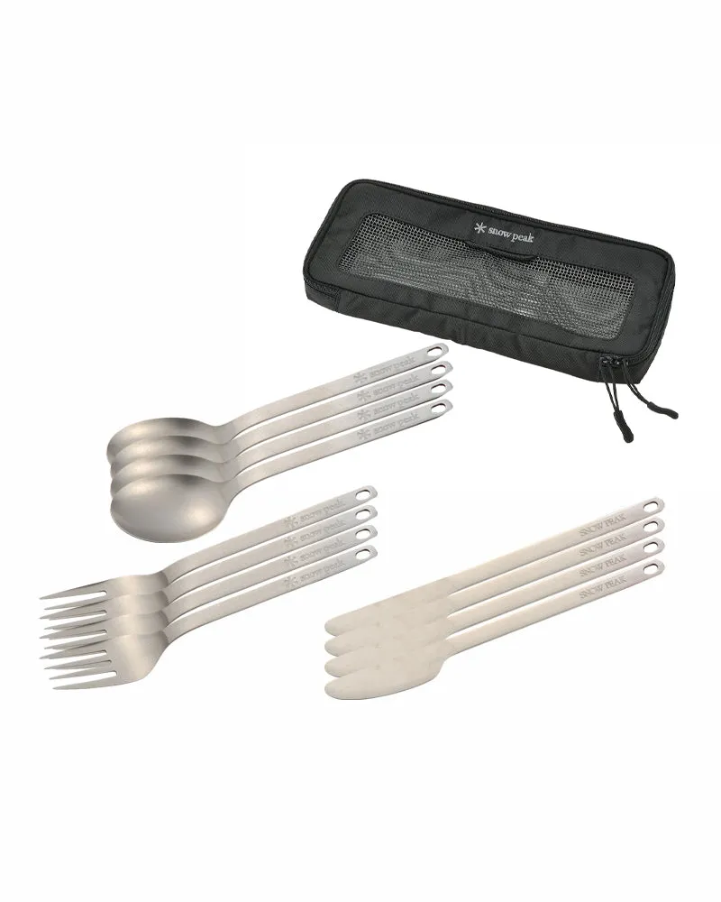 12pc. Titanium Cutlery Set