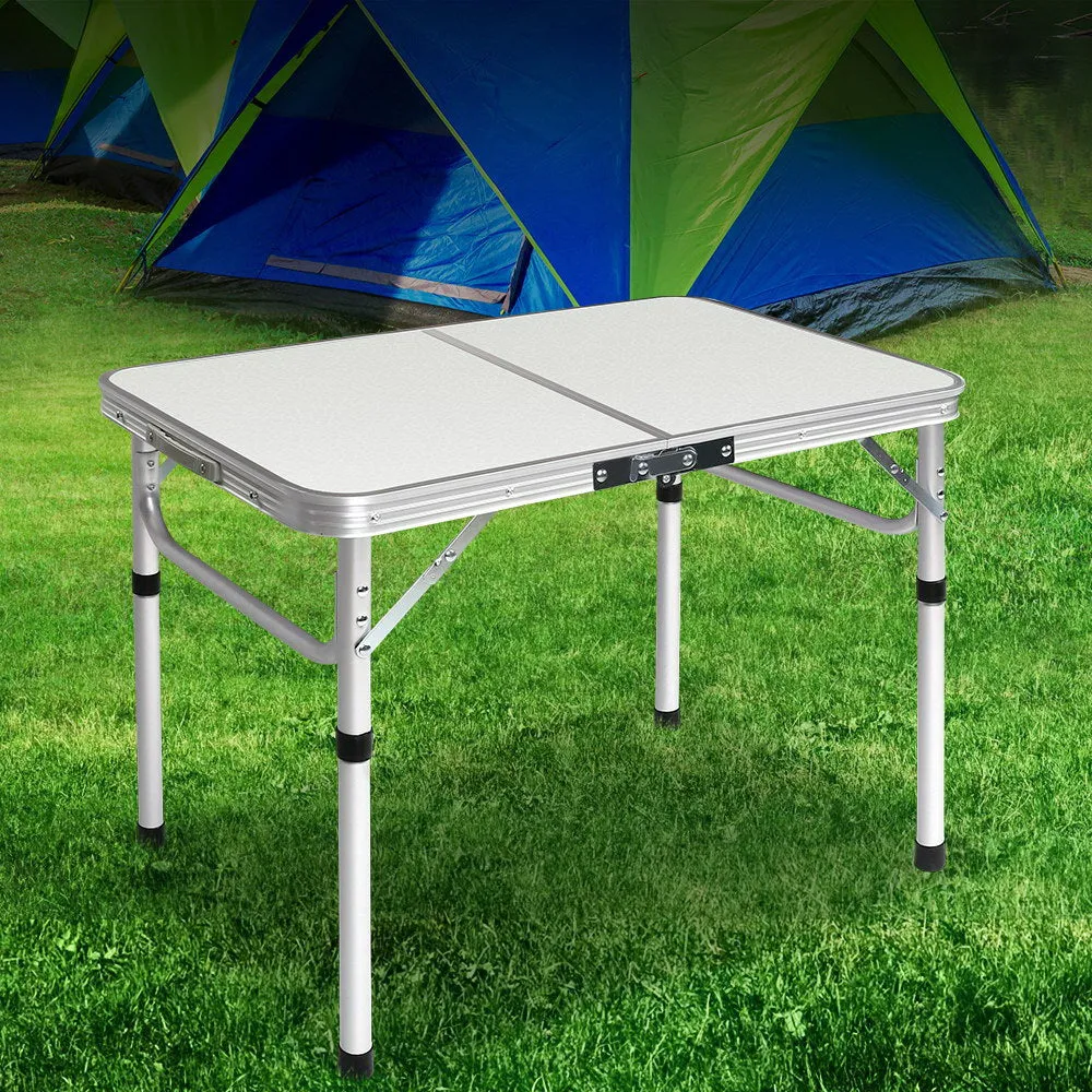 Adjustable 90CM Portable Folding Camping Table Weisshorn