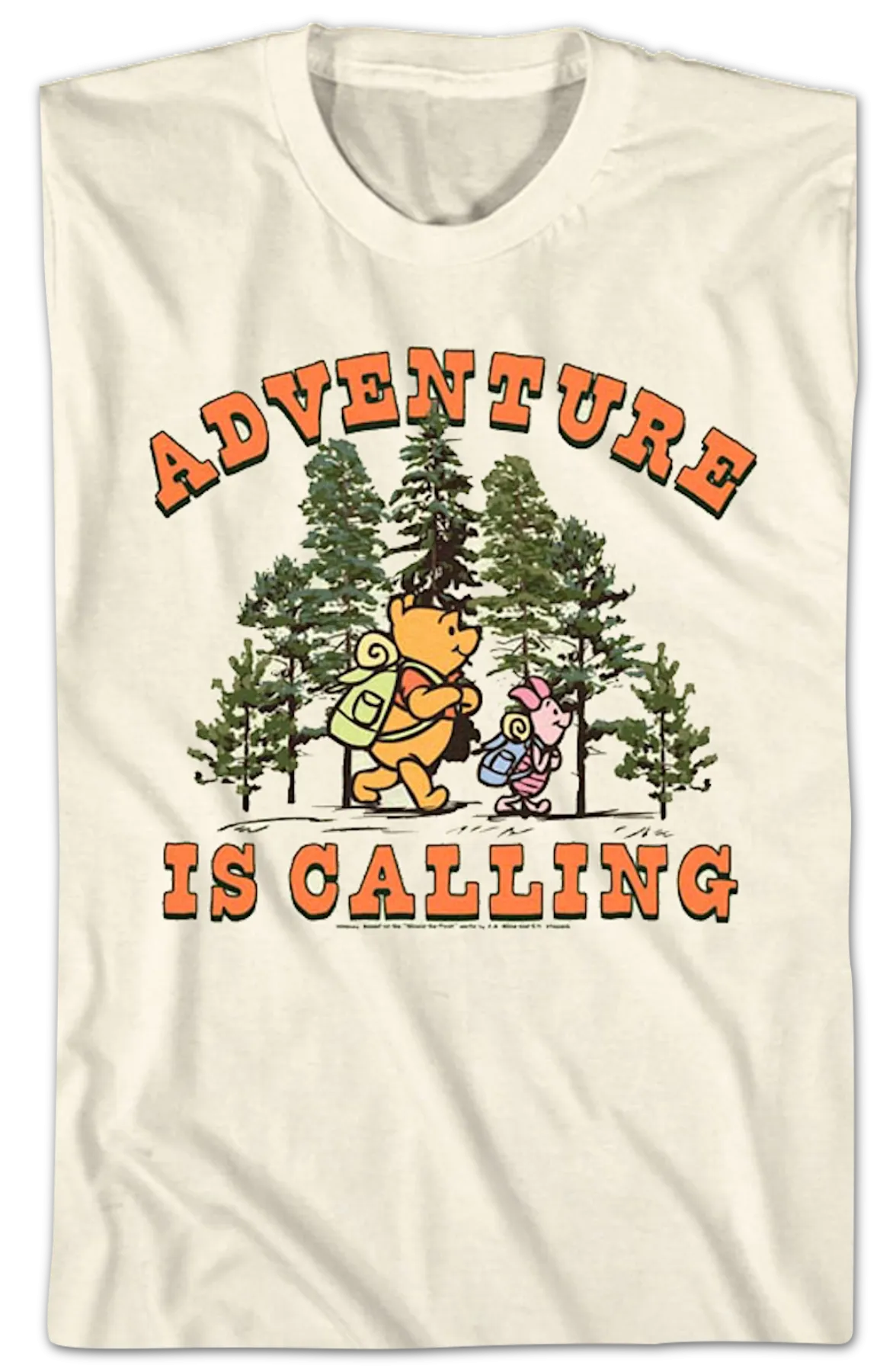 Adventure Is Calling Winnie The Pooh T-Shirt