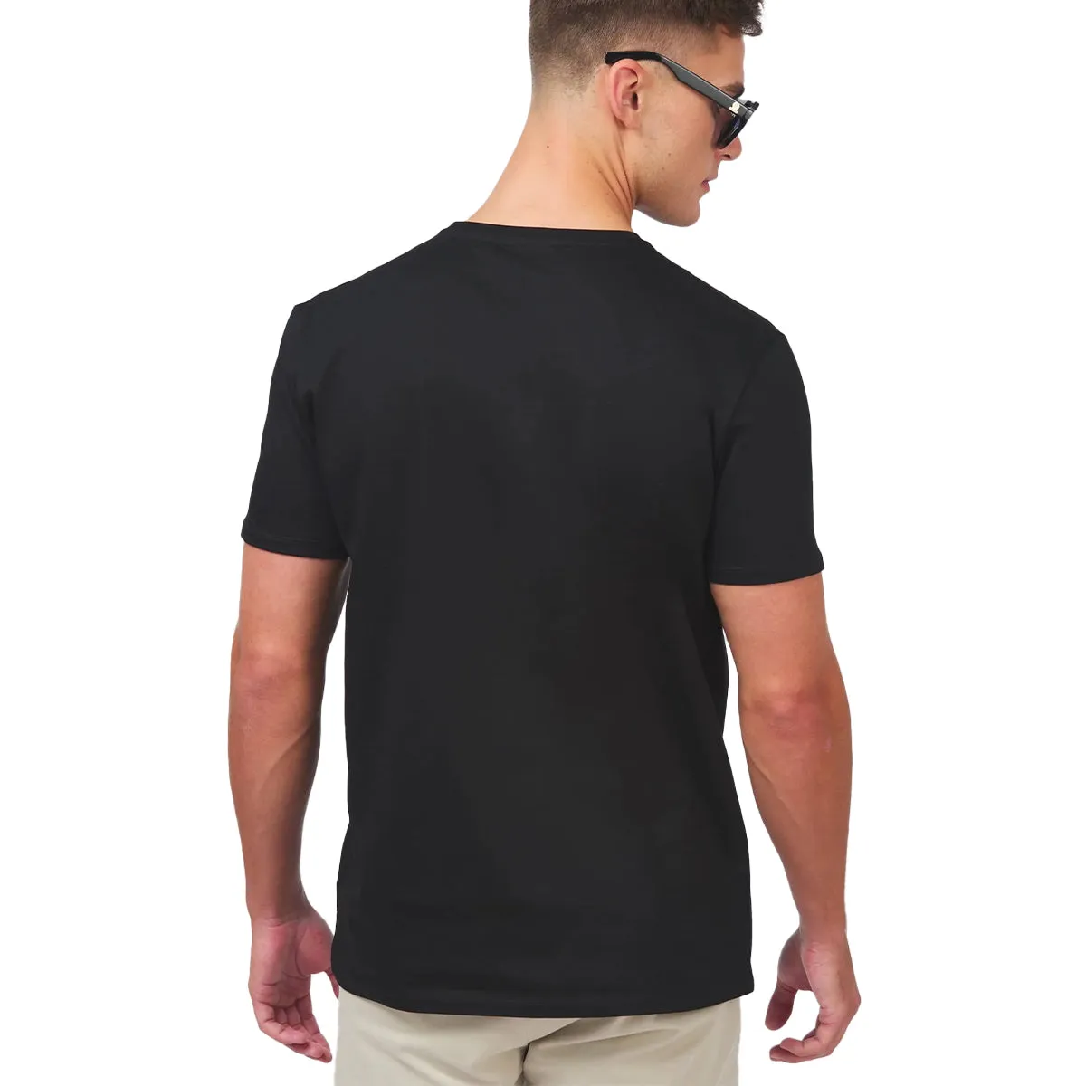 Black Badge Logo Cotton T-Shirt