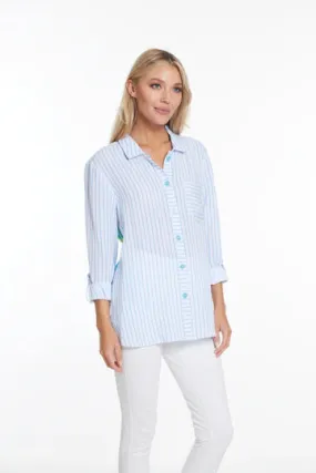 Blouse  Button Front  HI LO Women's  M24611BM