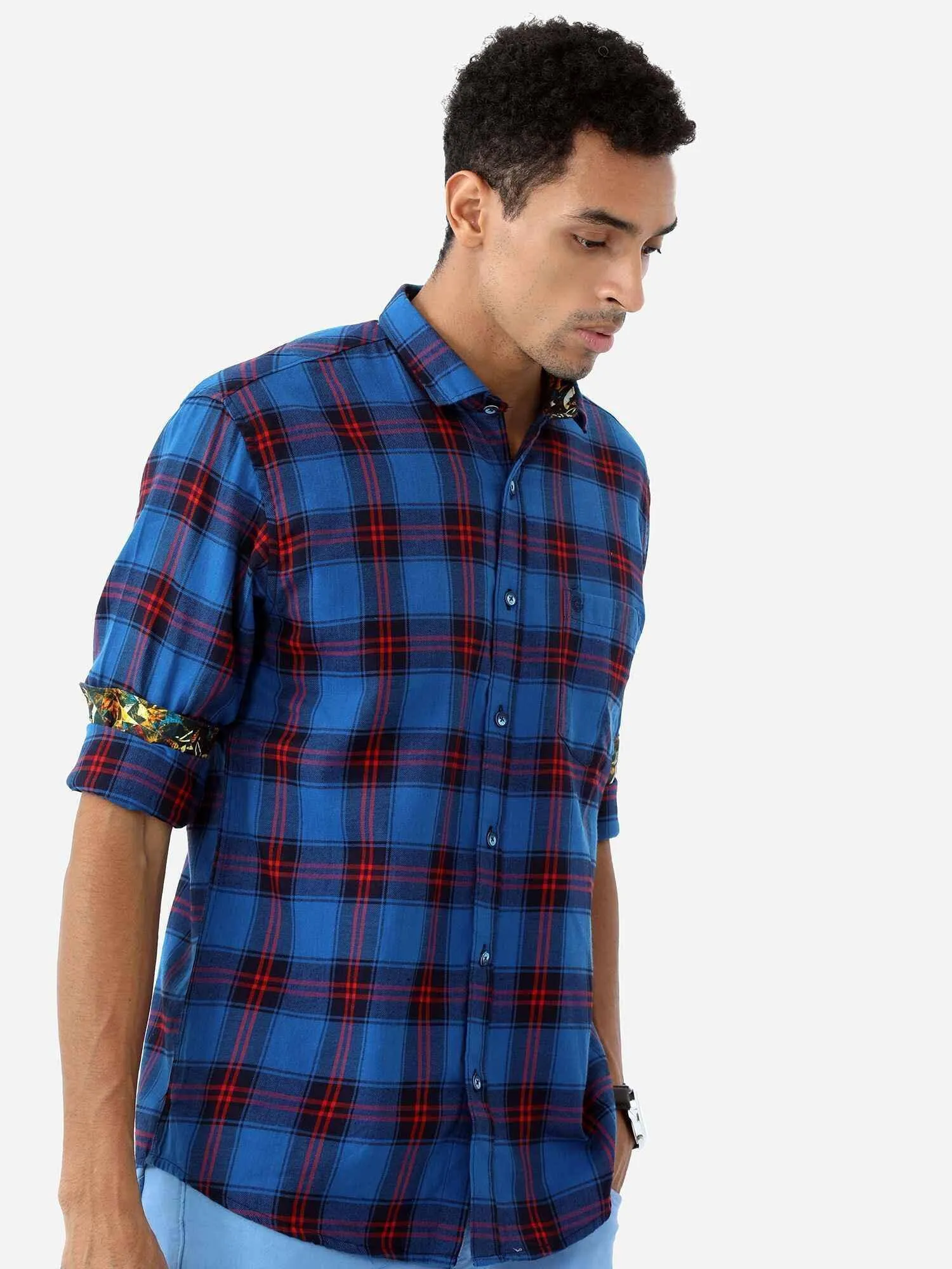 Blue Checkered Shirt