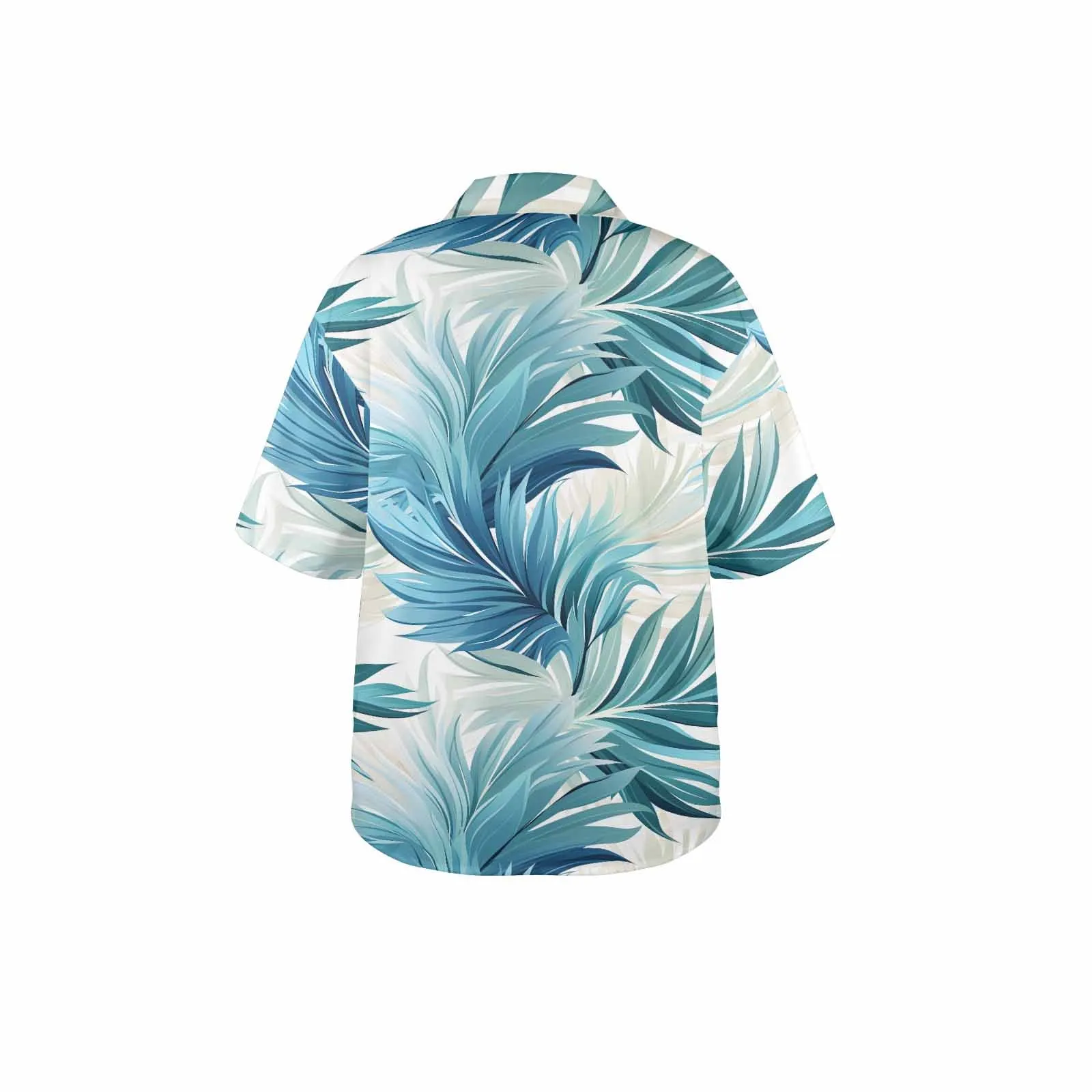 Blue Palms  Women's Hawaiian Shirt