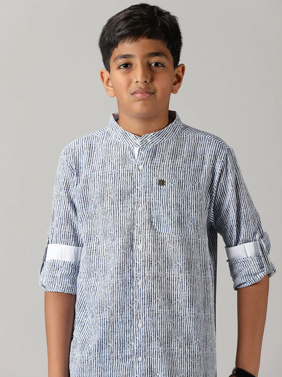 Boys Full Sleeve Kurta Shirt