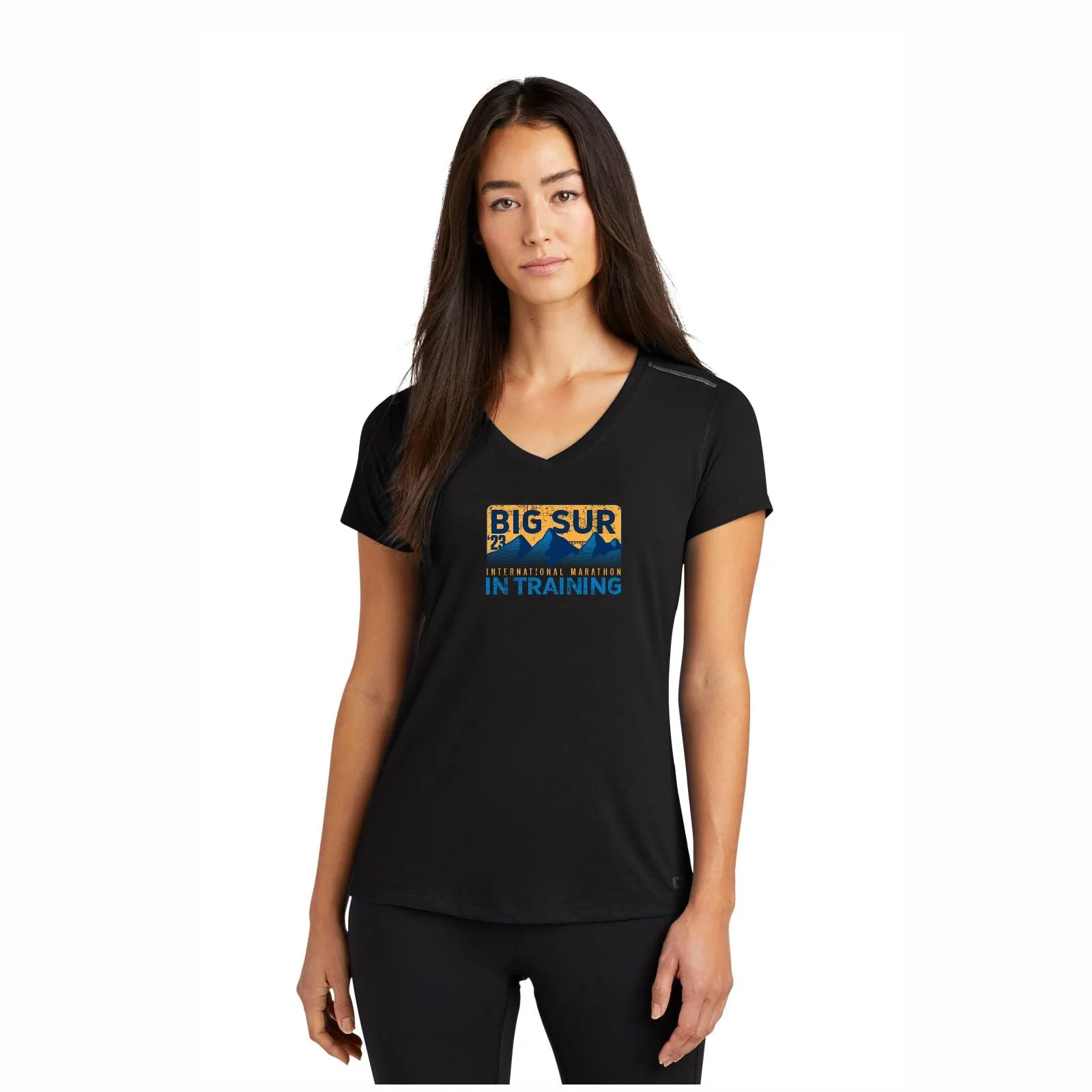 BSIM Women's Tech V-Neck OGIO Tee - Blacktop - 2023 In Training