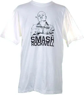 Casual - Smash Rockwell Men's Shirt, White