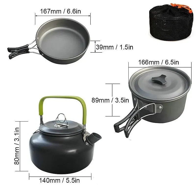 Convenient Camping Cookware Set