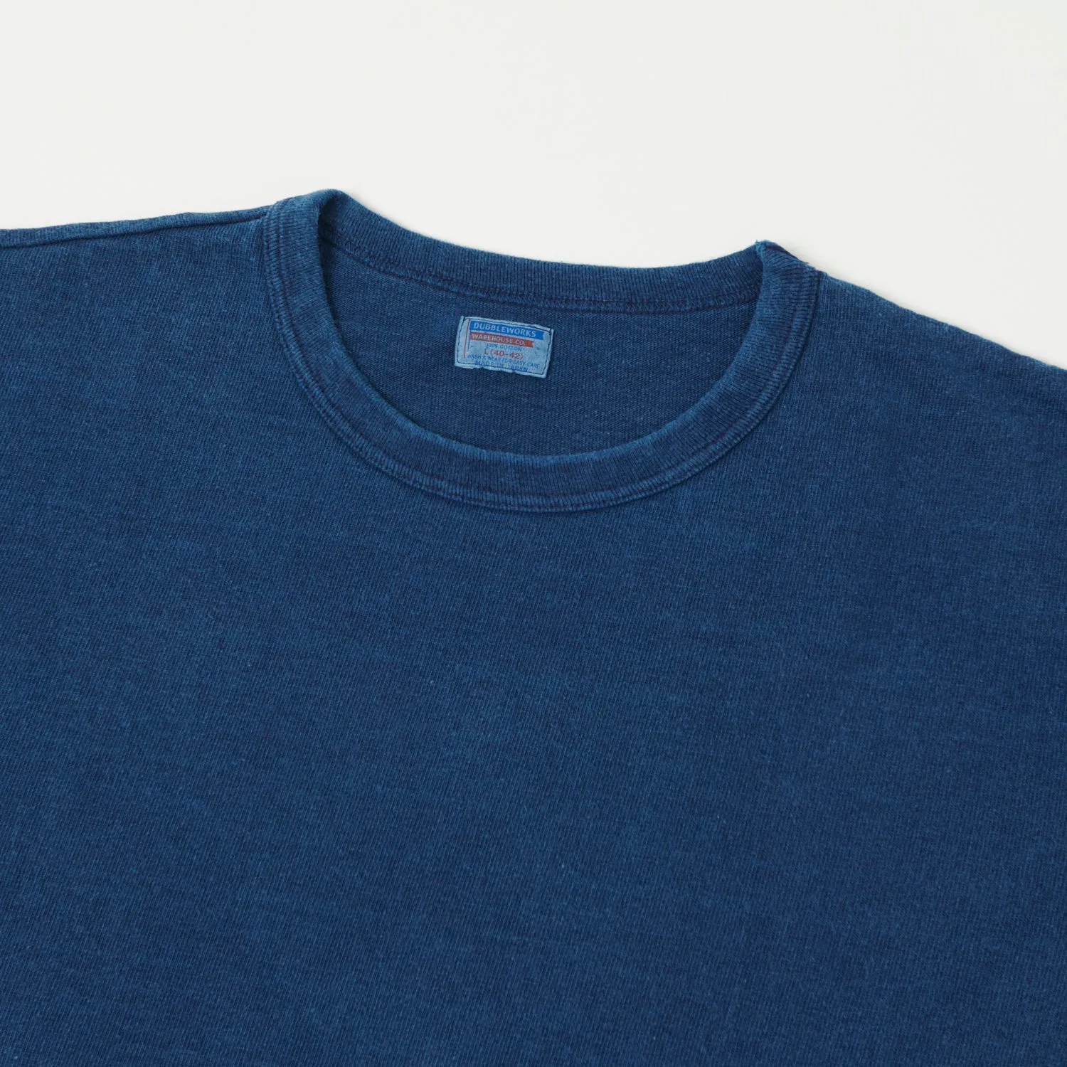 Dubbleworks Heavy Fabric Indigo Dye Tee - Indigo