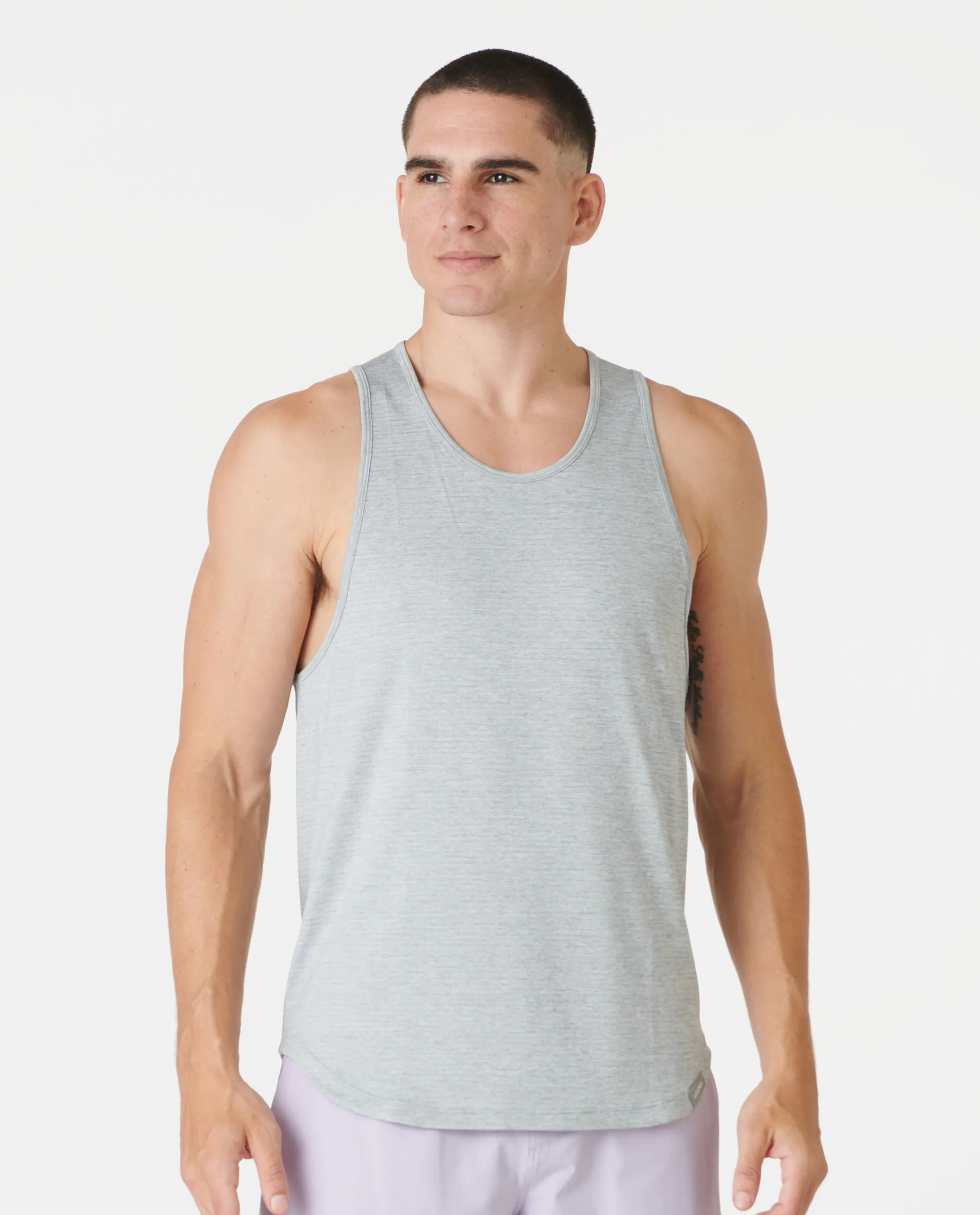 Enzo Tank Heather Gray