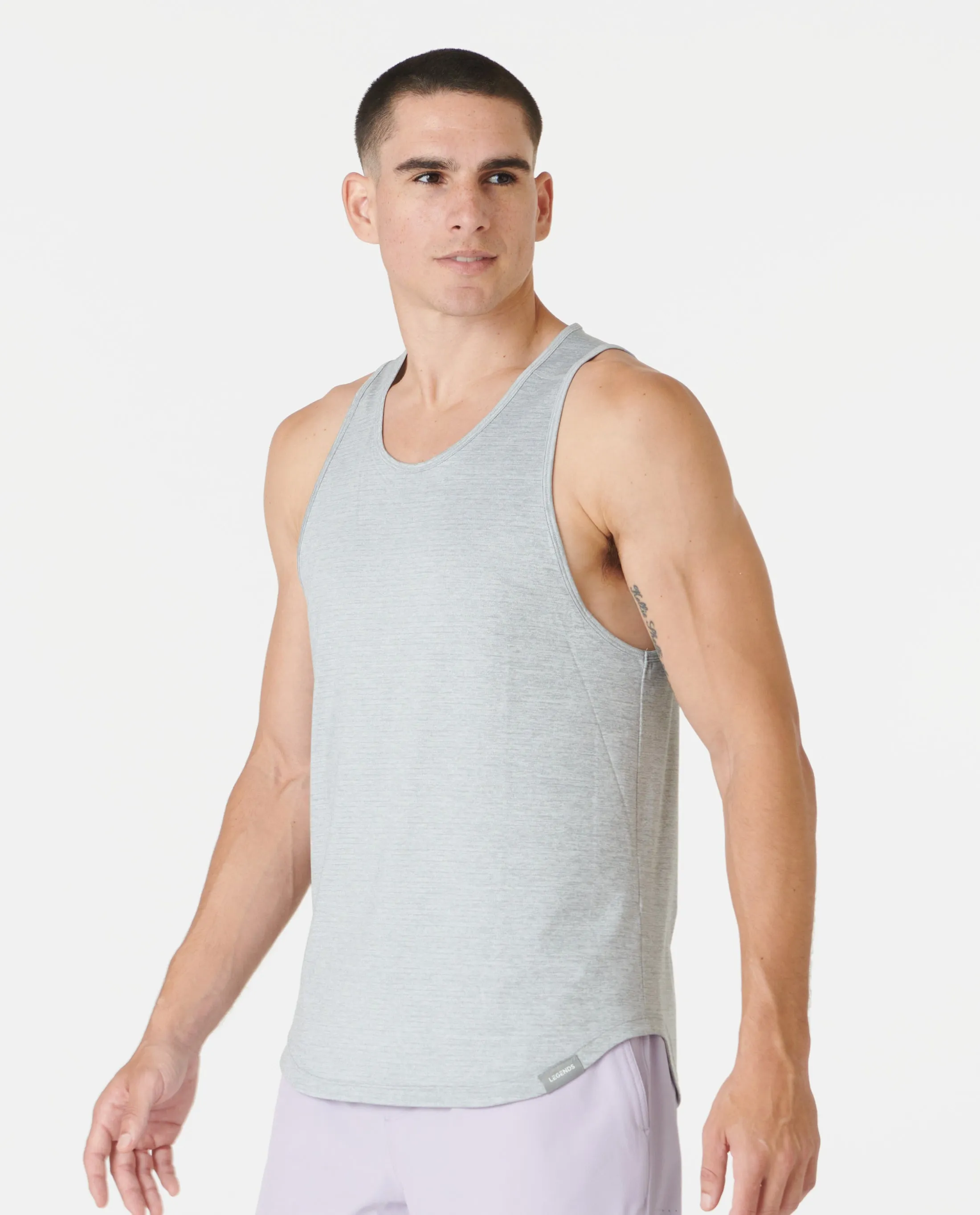 Enzo Tank Heather Gray