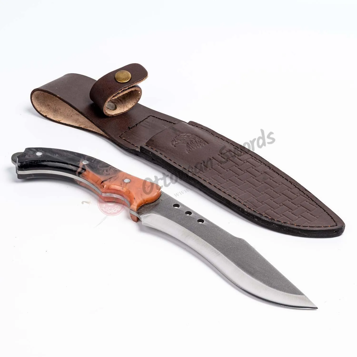 Fixed Blade Epoxy Handle Hunting Knife Puppy