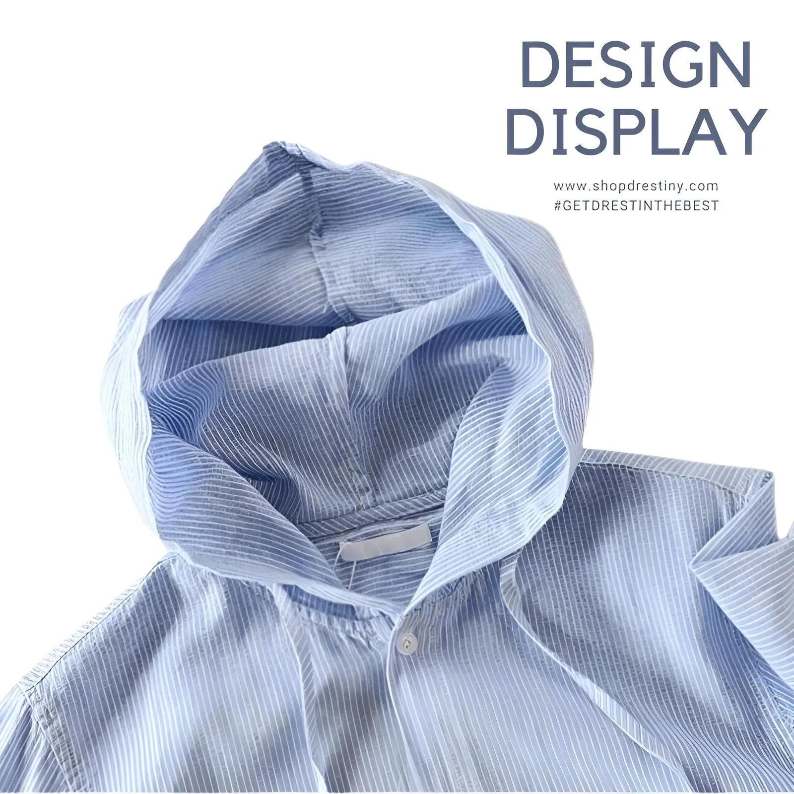 High Fashion Cotton and Linen Casual Men's Hooded Long Sleeve Shirt