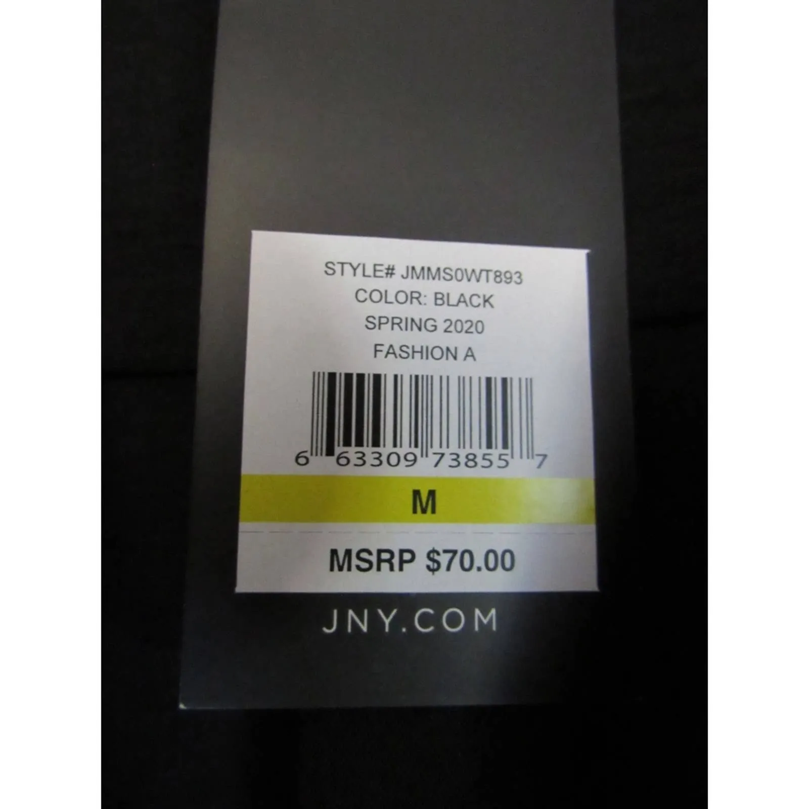 Jones New York Open Wrap Front Blouse Top Medium Black