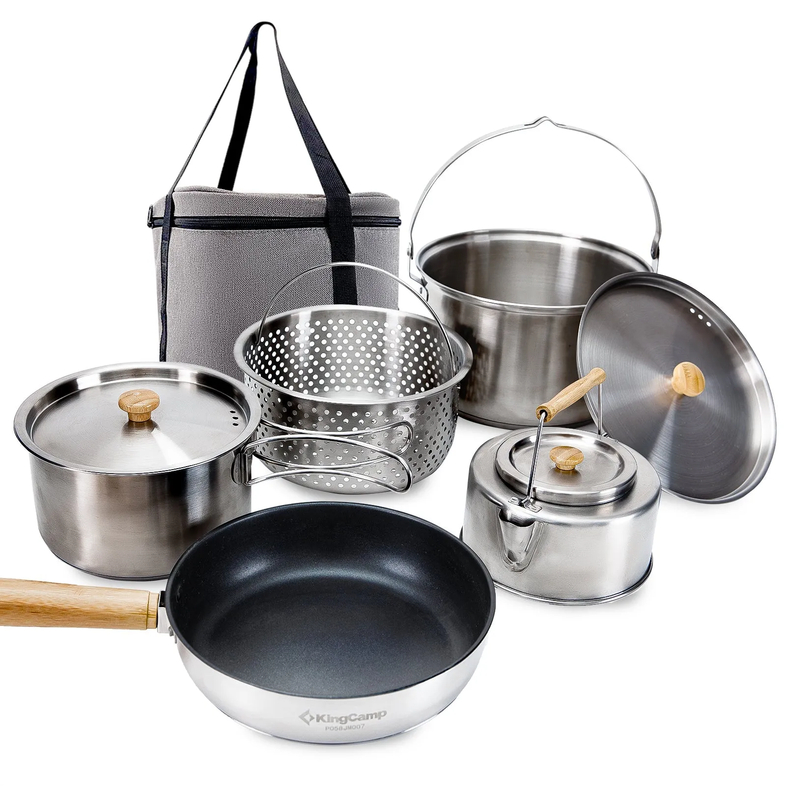 KingCamp Stainless Steel Cookware Set