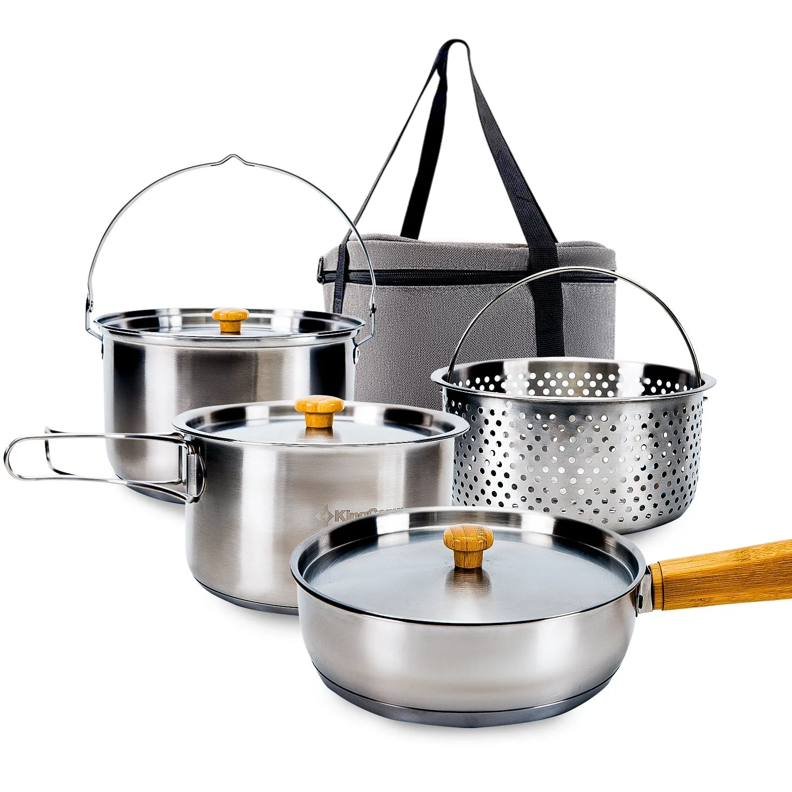 KingCamp Stainless Steel Cookware Set