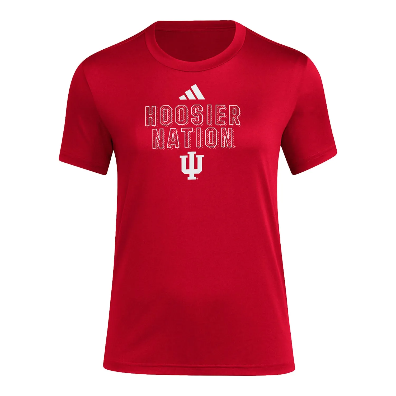 Ladies Indiana Hoosiers Adidas Hoosier Nation Crimson T-Shirt