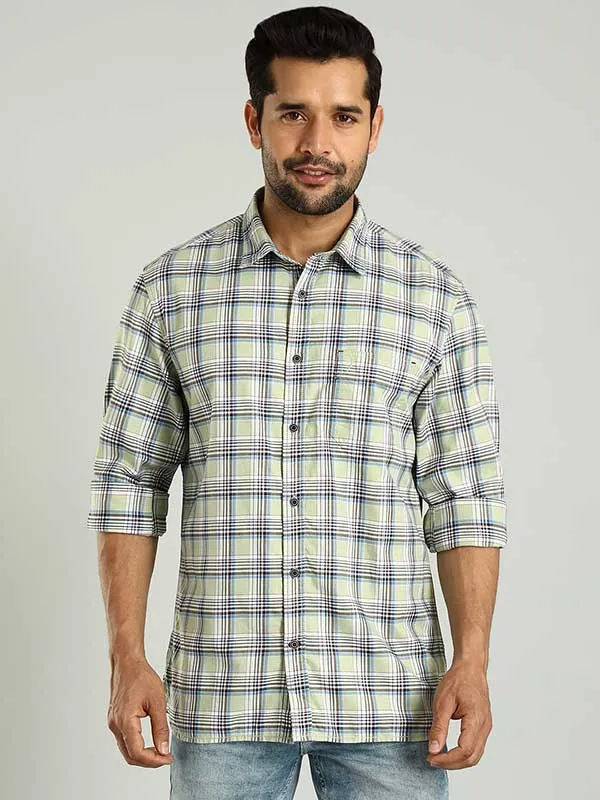 Men Checked Full Sleeve Cotton Shirt