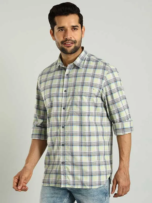 Men Checked Full Sleeve Cotton Shirt