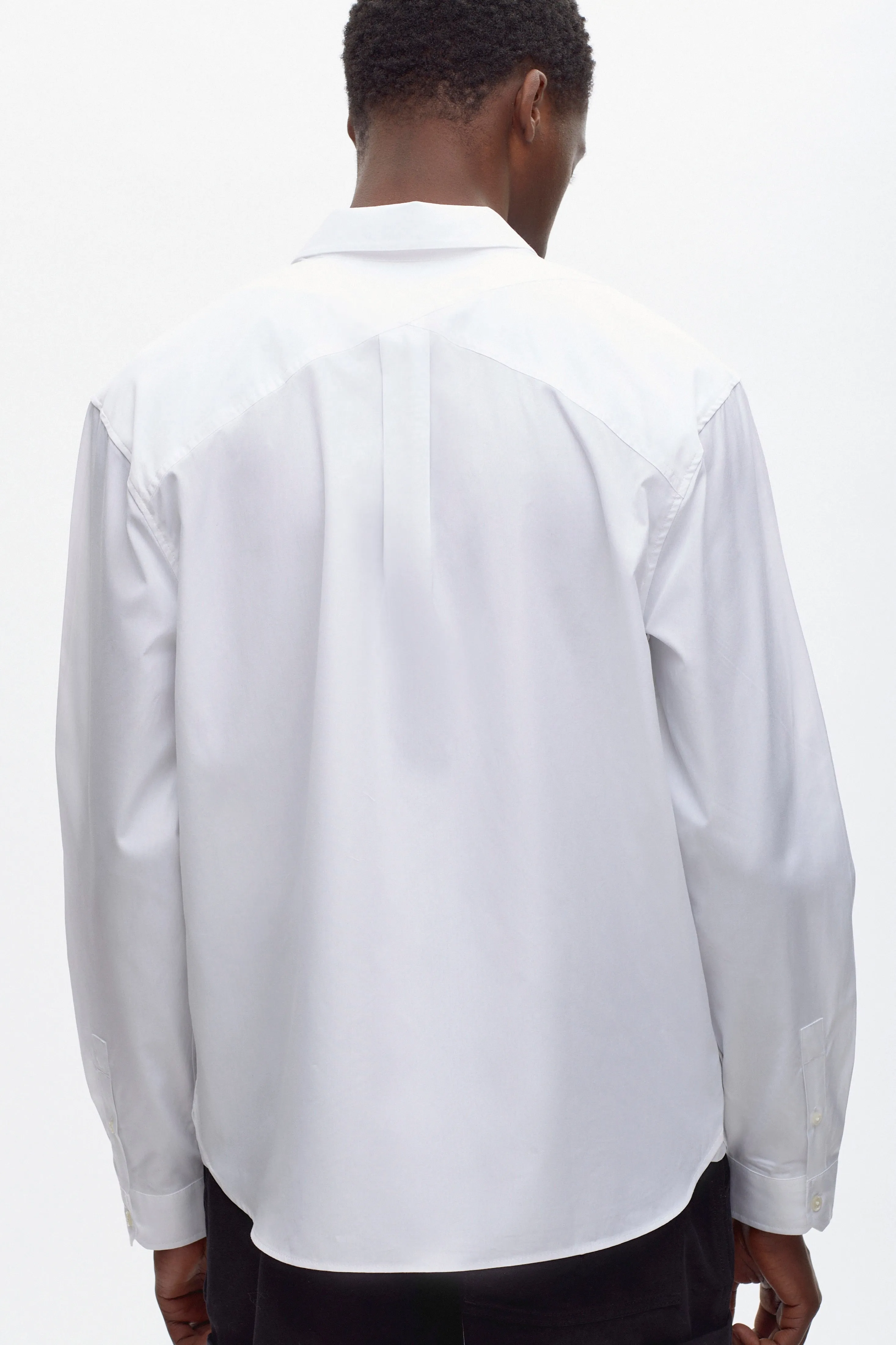 Men's Classic Poplin Shirt in White