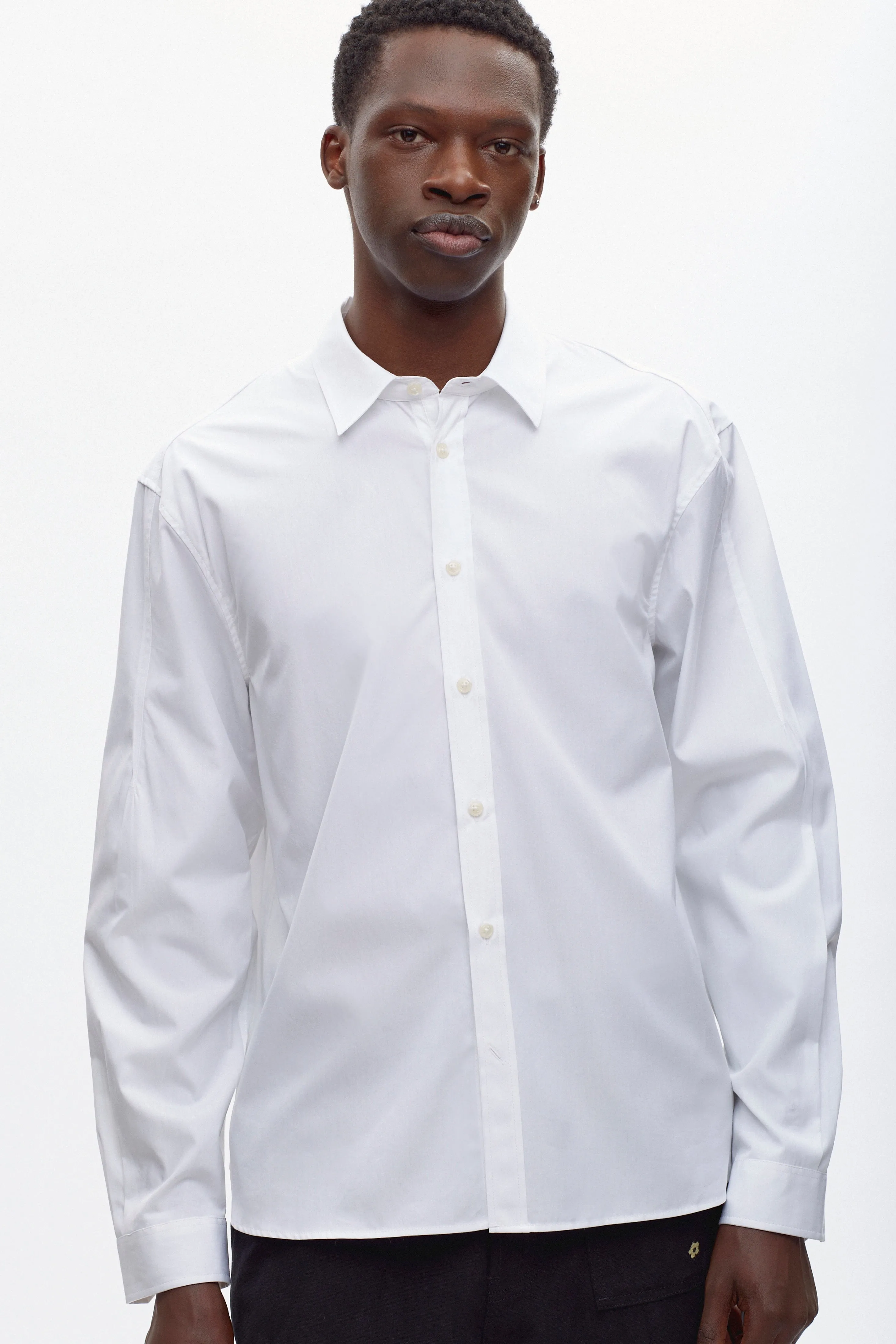 Men's Classic Poplin Shirt in White