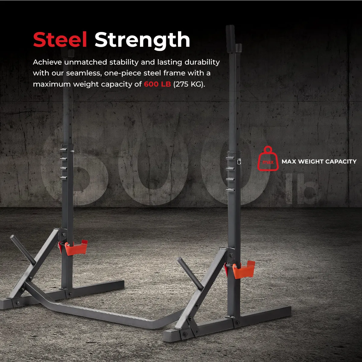 Multifunctional Adjustable Bench Press Squat Rack