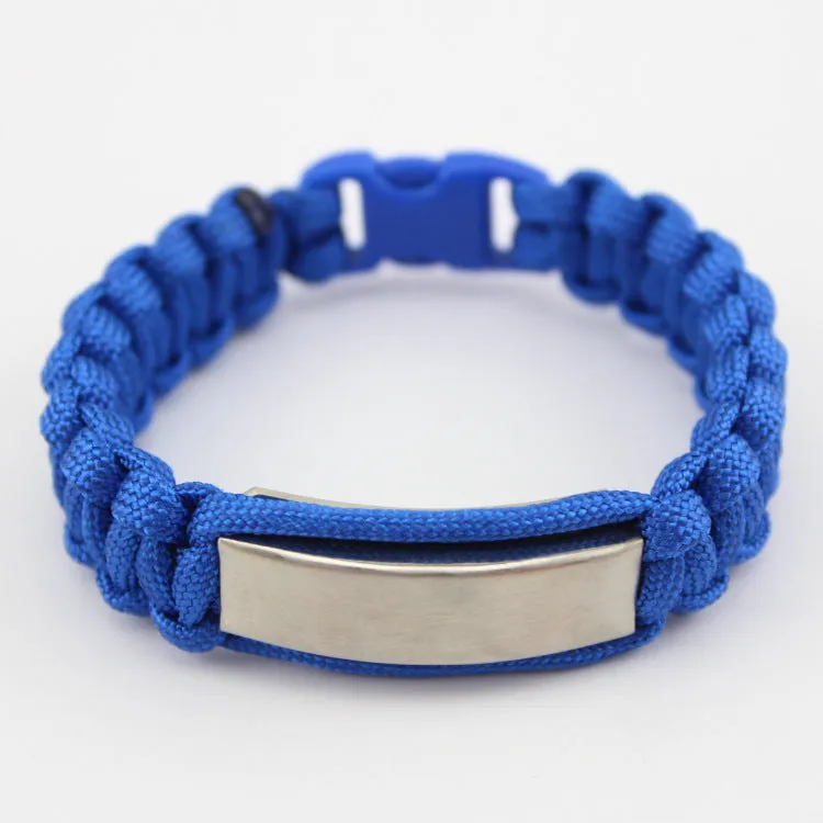 New Survival Paracord Bracelet for Men Camping Hiking Buckle