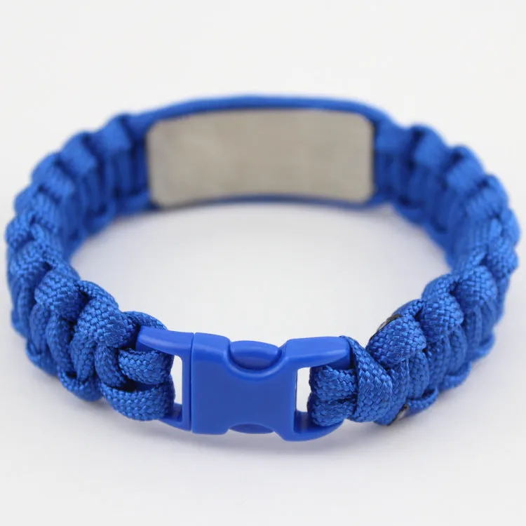 New Survival Paracord Bracelet for Men Camping Hiking Buckle