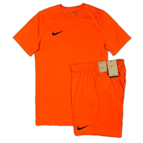 Nike Dri-Fit Tshirt / Shorts Set - Orange