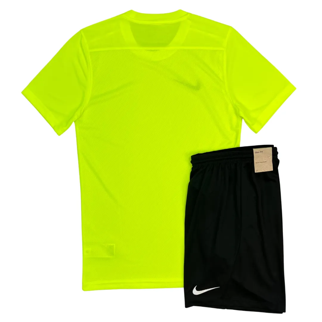 Nike Dri-Fit Tshirt / Shorts Set - Volt Green / Black