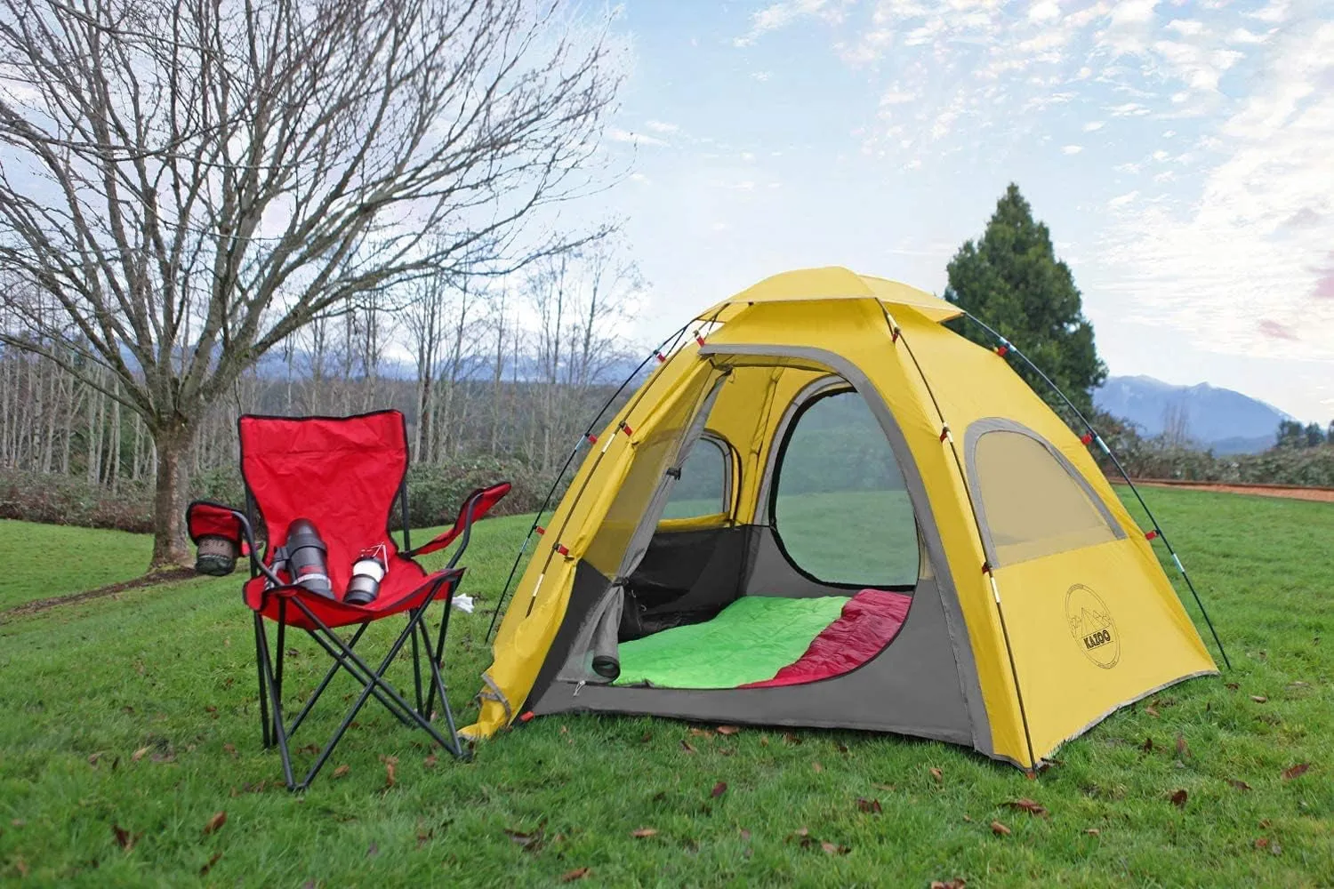 Outdoor Camping Tent 2/4 Person Waterproof Camping Tents Easy Setup Two/Four Man Tent Sun Shade 2/3/4 People