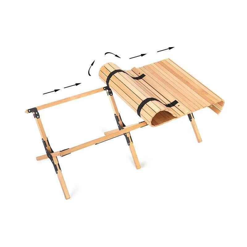 Outdoor Folding Durable Wood Table