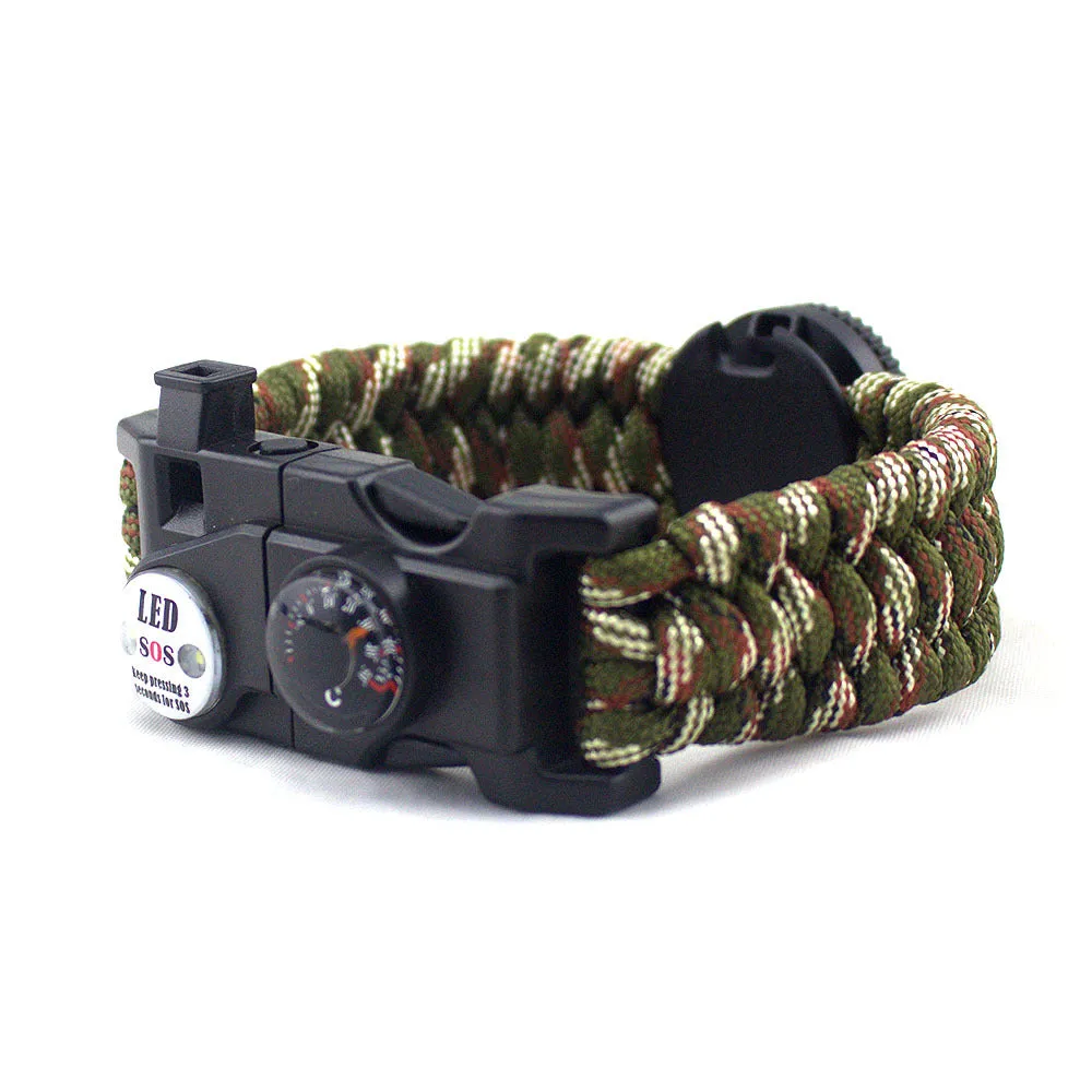 Outdoor Survival Emergency Multi-Function Umbrella Rope Survival Bracelet