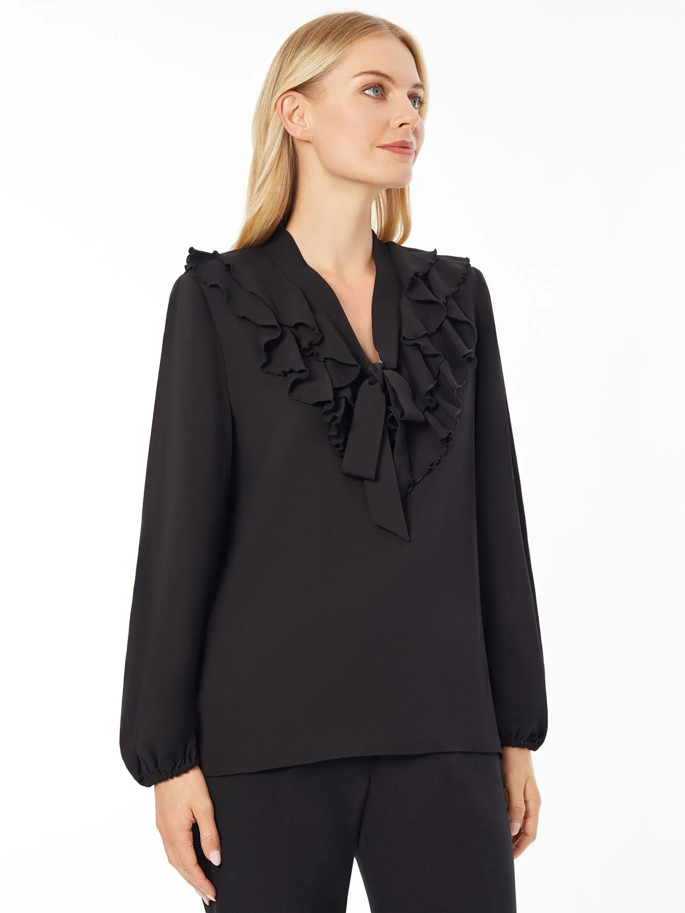 Plus Addison Blouse, Classic Drape