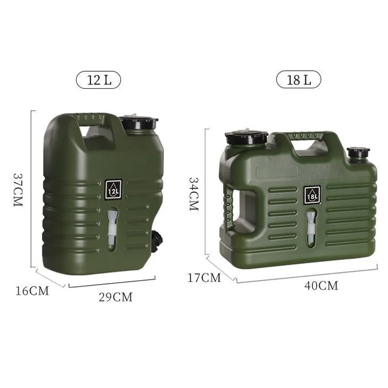 Portable Built-in Tap Camping Water Tank