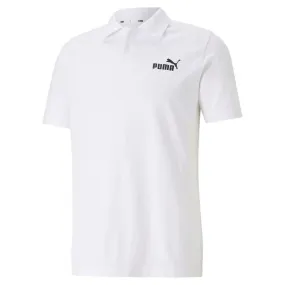 Puma Men's short sleeve polo shirt in cotton pique 586674-02 white