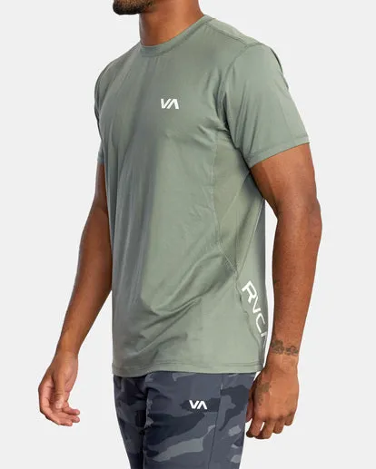 RVCA Sport Vent Short Sleeve Tee - Agave Green