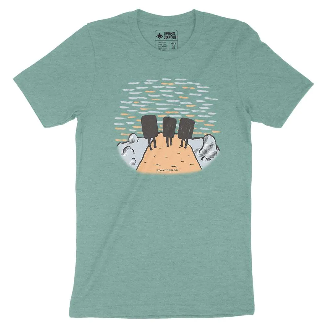 Sunset Boulderers — Unisex Rock Climbing T-Shirt