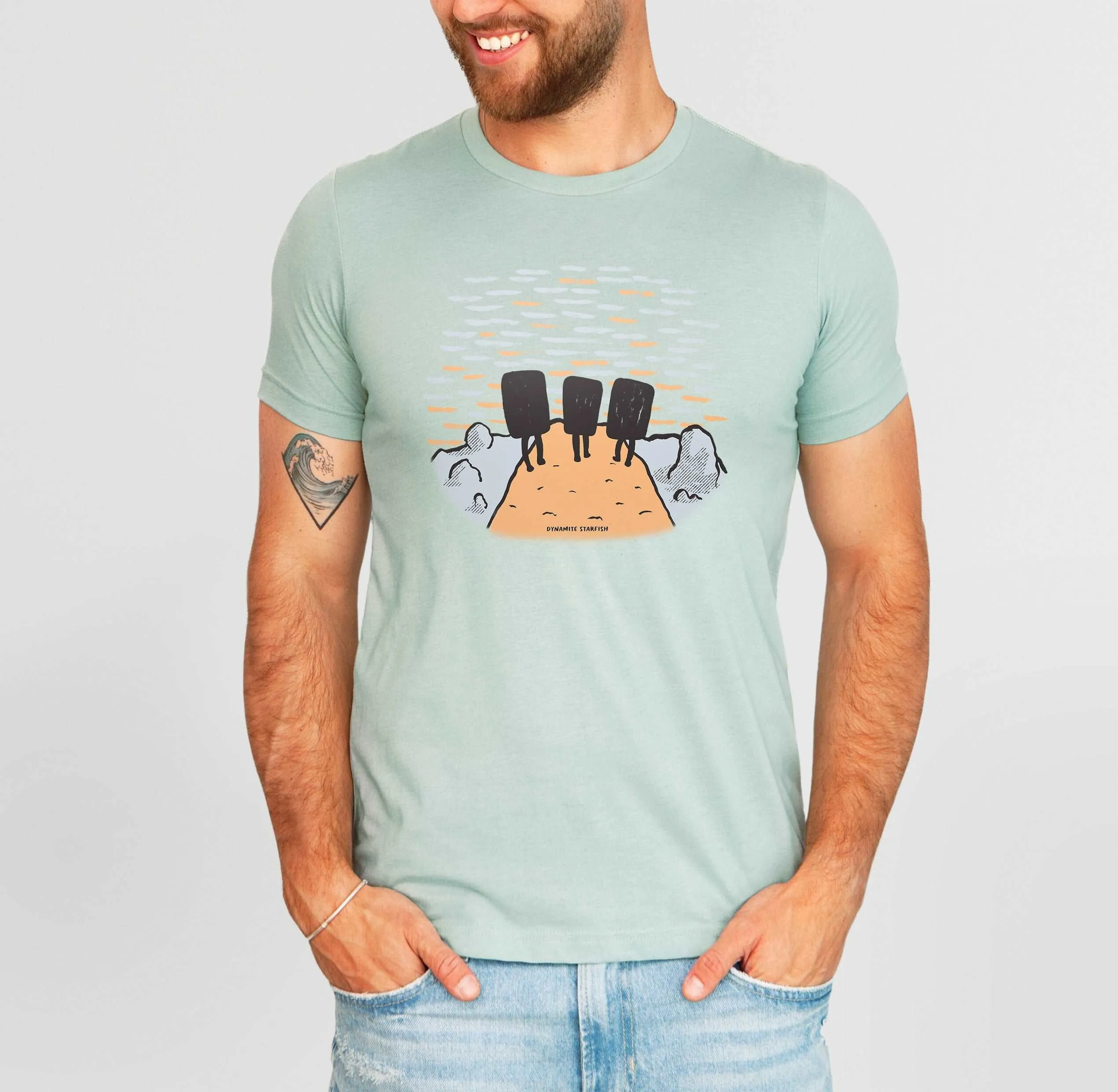 Sunset Boulderers — Unisex Rock Climbing T-Shirt