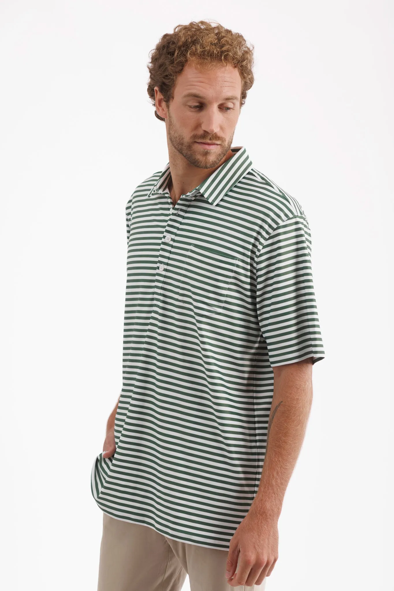 The Eastwood Polo - Fairway Stripe