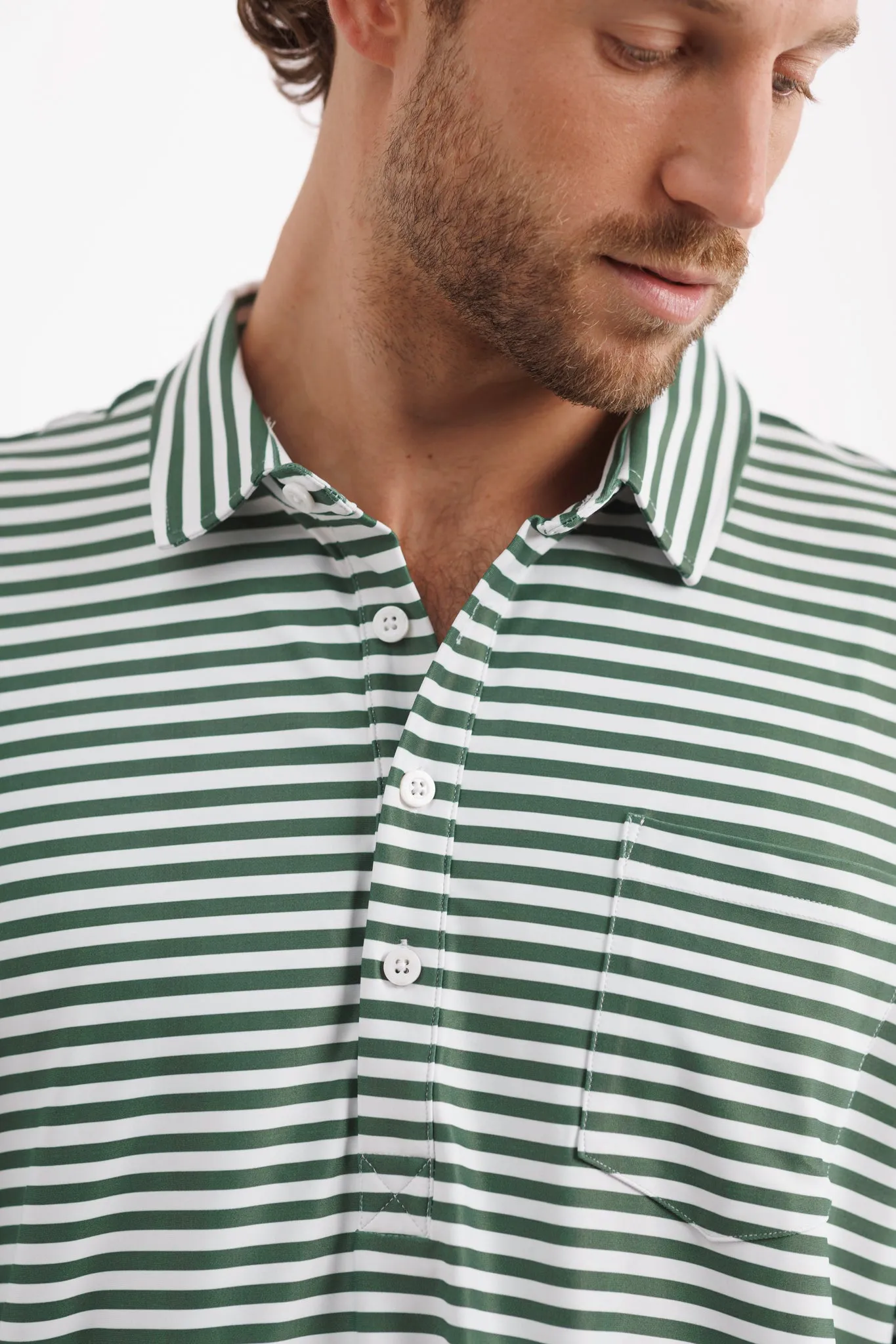 The Eastwood Polo - Fairway Stripe