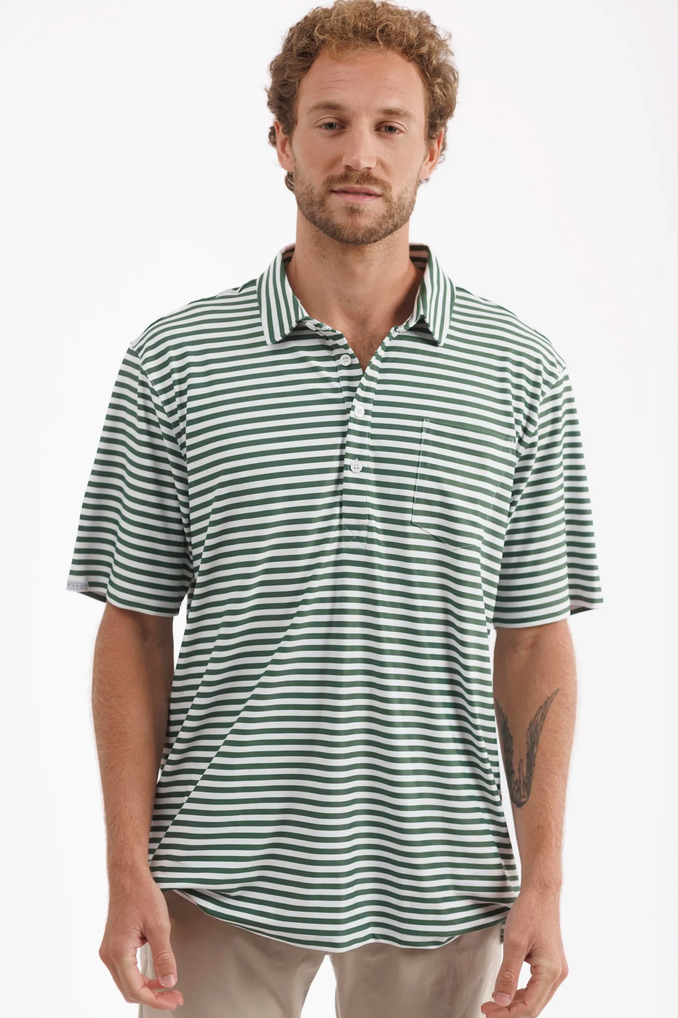 The Eastwood Polo - Fairway Stripe