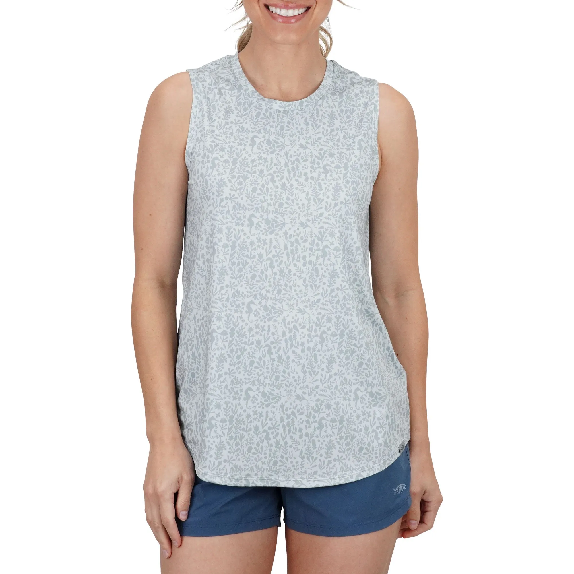 Women's Sandbar UVX Sun Protection Tank | Harbor Gray